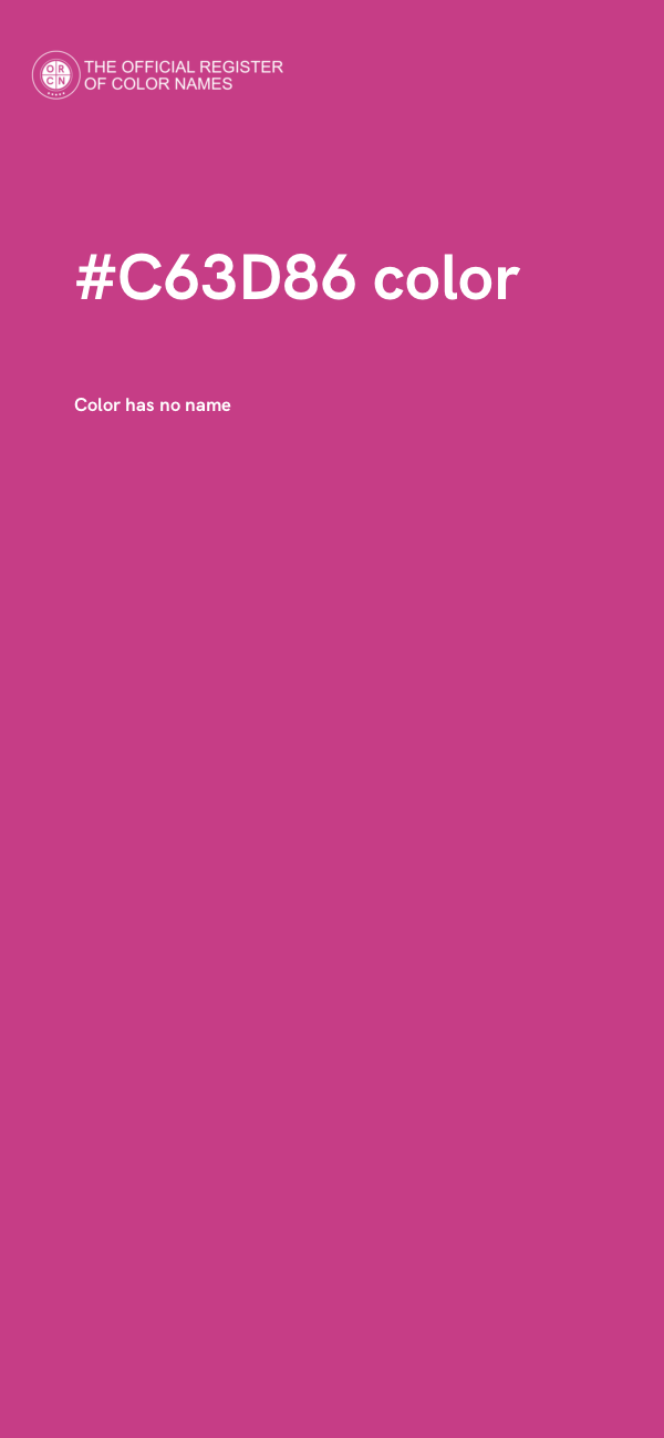 #C63D86 color image