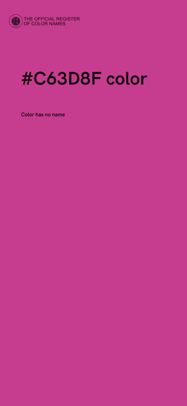 #C63D8F color image