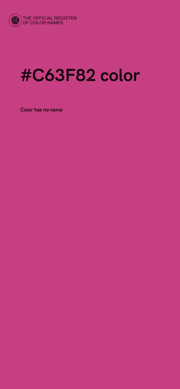#C63F82 color image