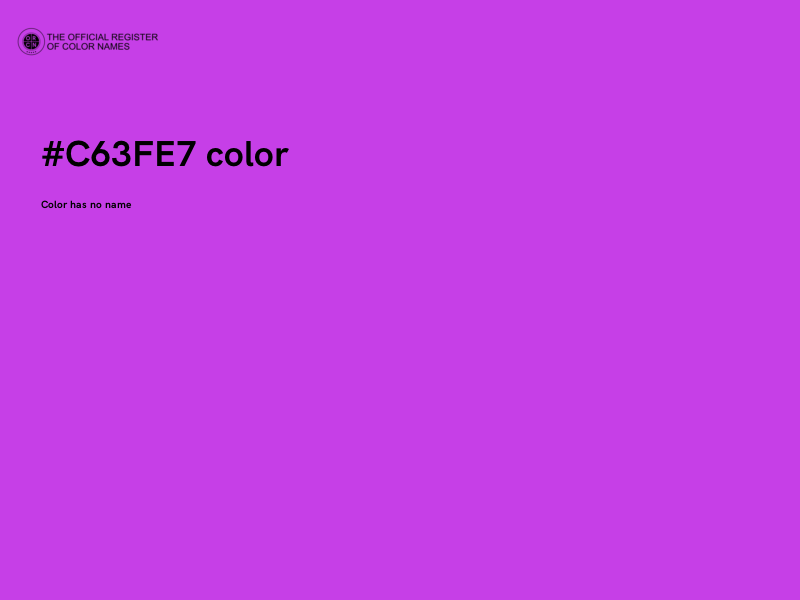 #C63FE7 color image