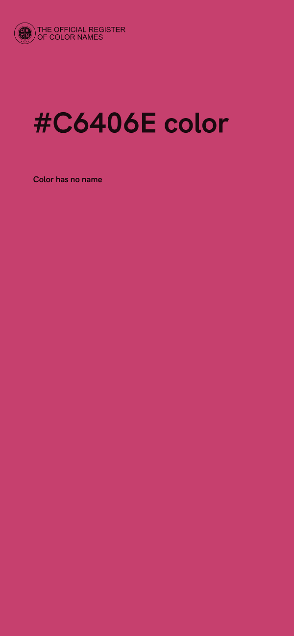 #C6406E color image