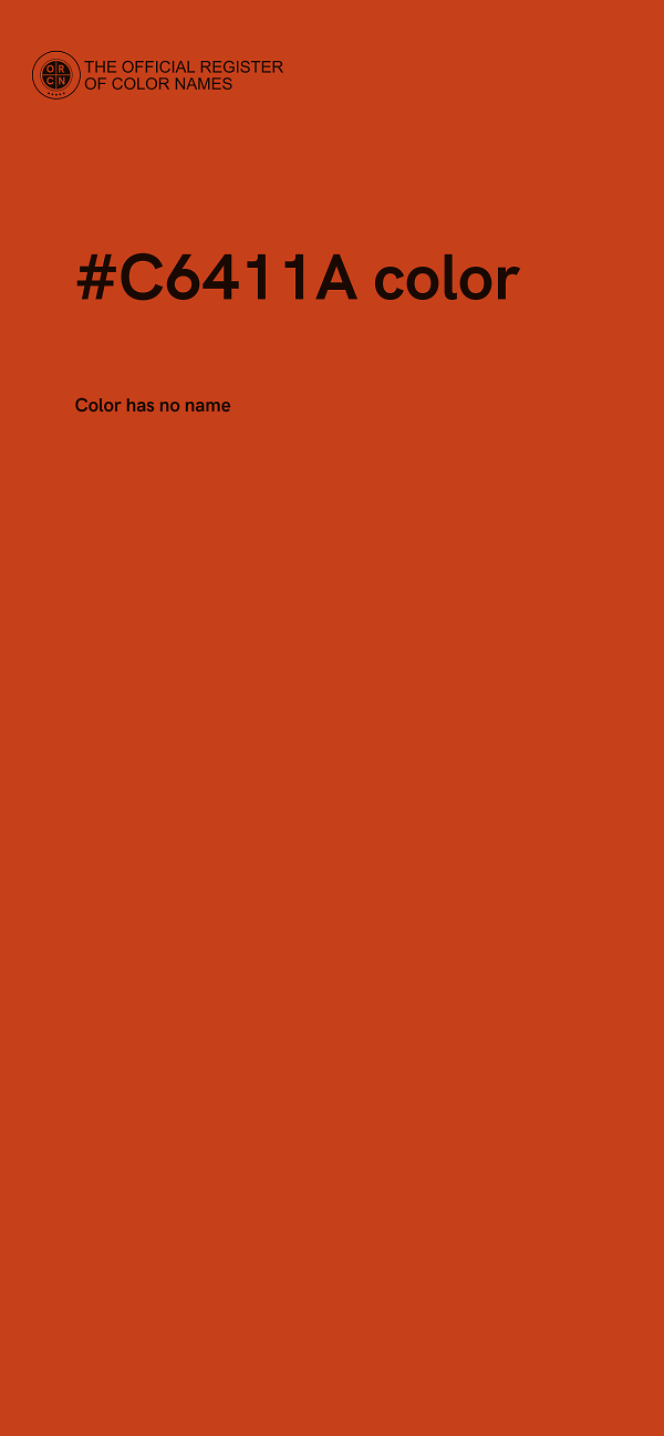 #C6411A color image