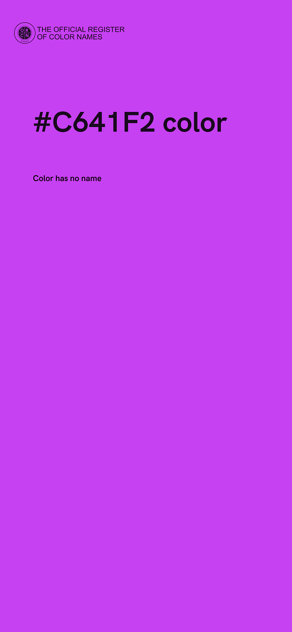 #C641F2 color image