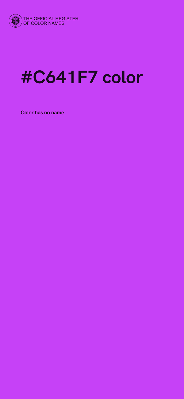 #C641F7 color image