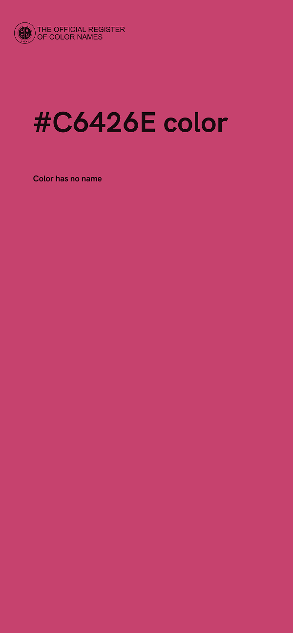 #C6426E color image