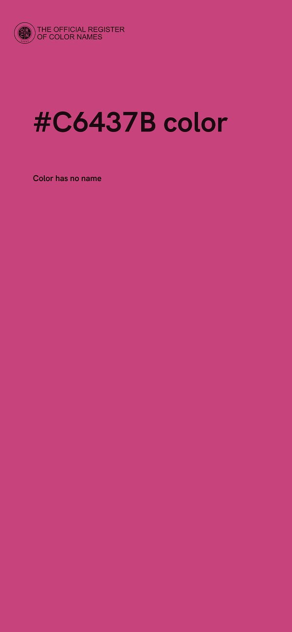 #C6437B color image