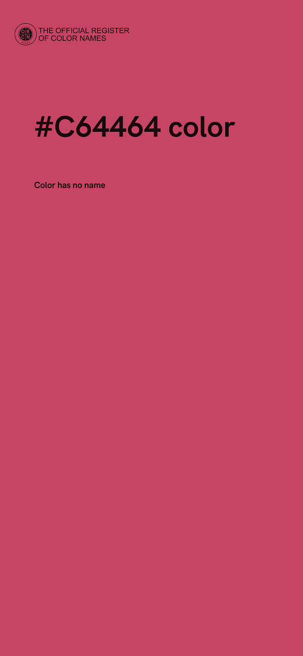 #C64464 color image