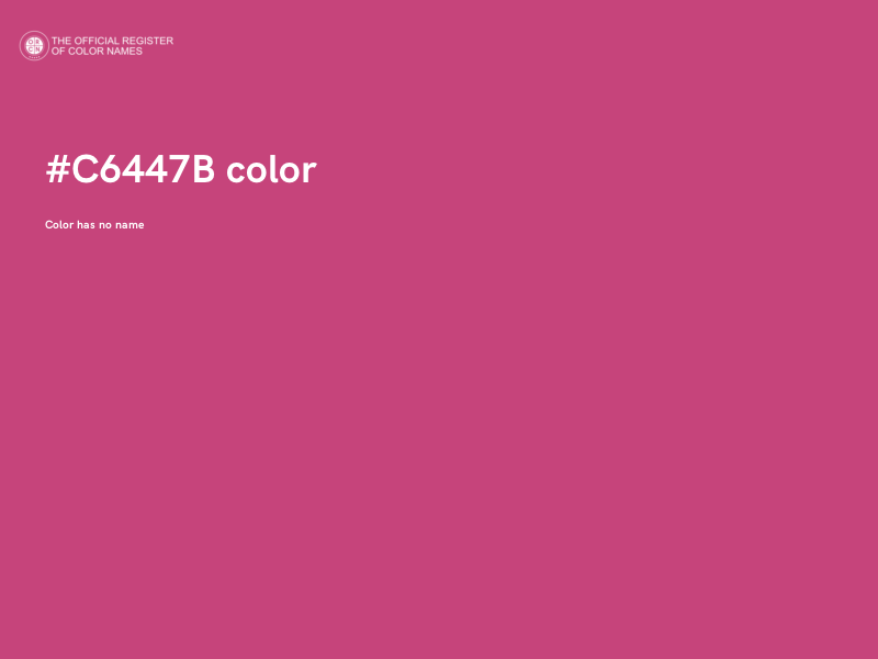 #C6447B color image