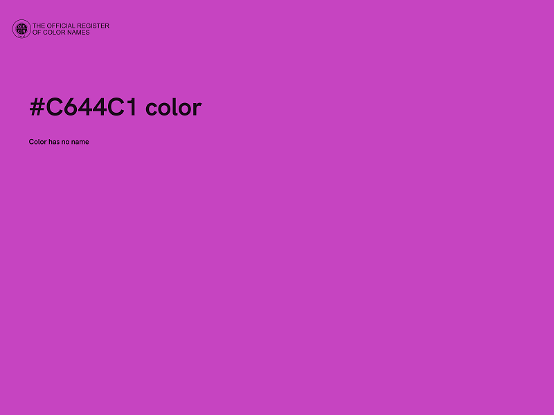 #C644C1 color image