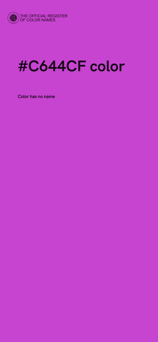 #C644CF color image