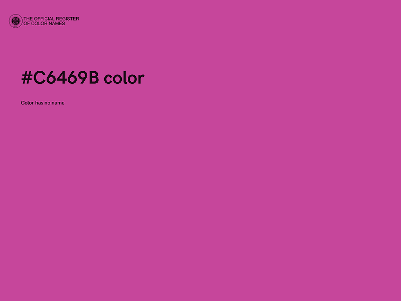 #C6469B color image