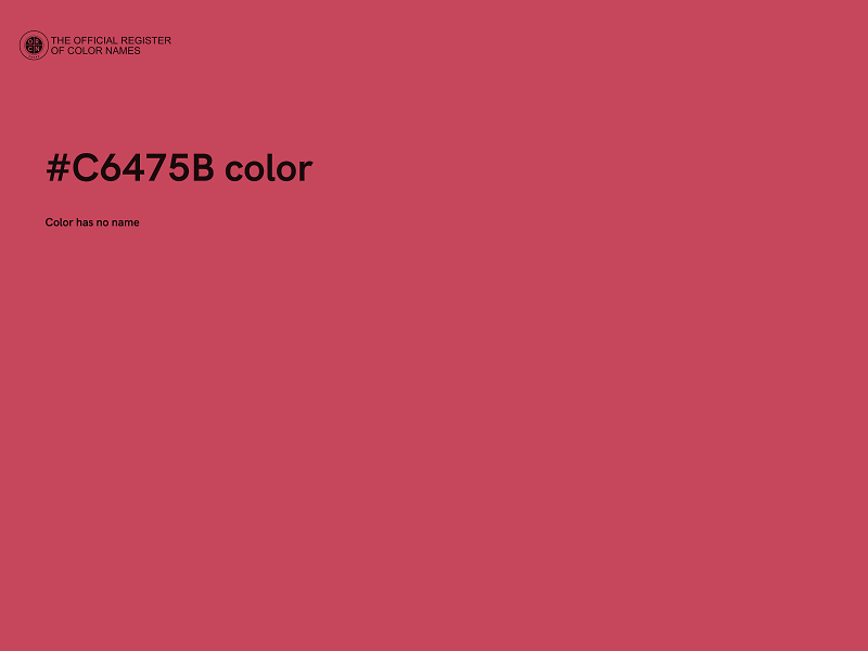 #C6475B color image