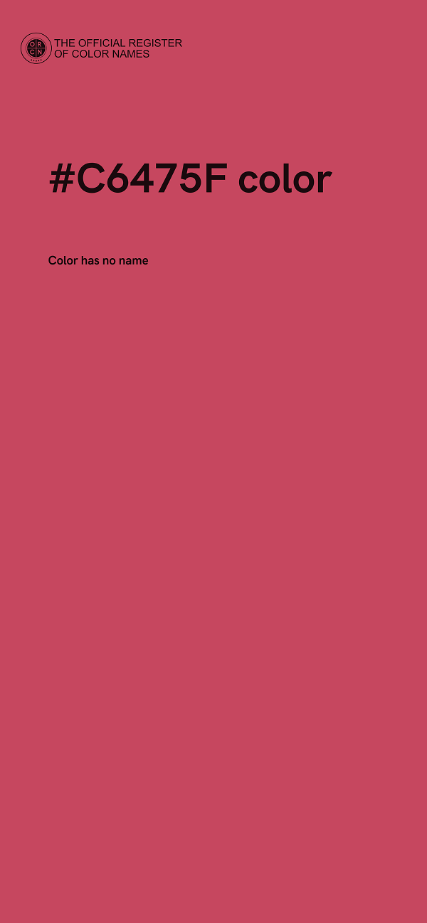 #C6475F color image