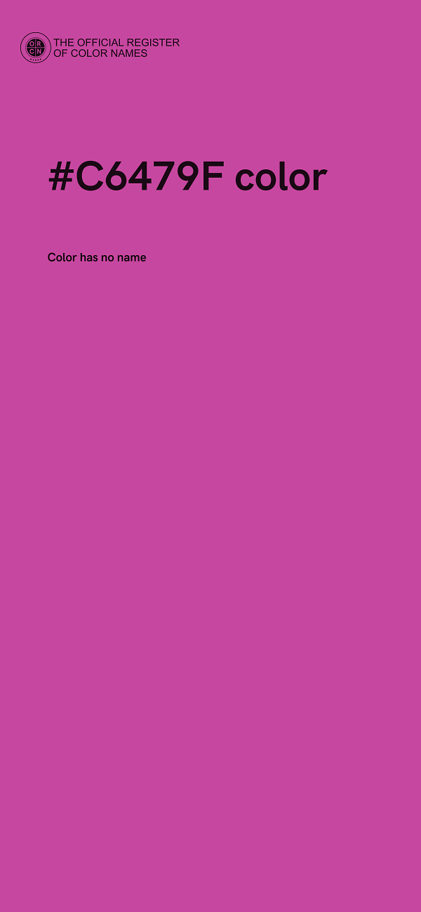 #C6479F color image
