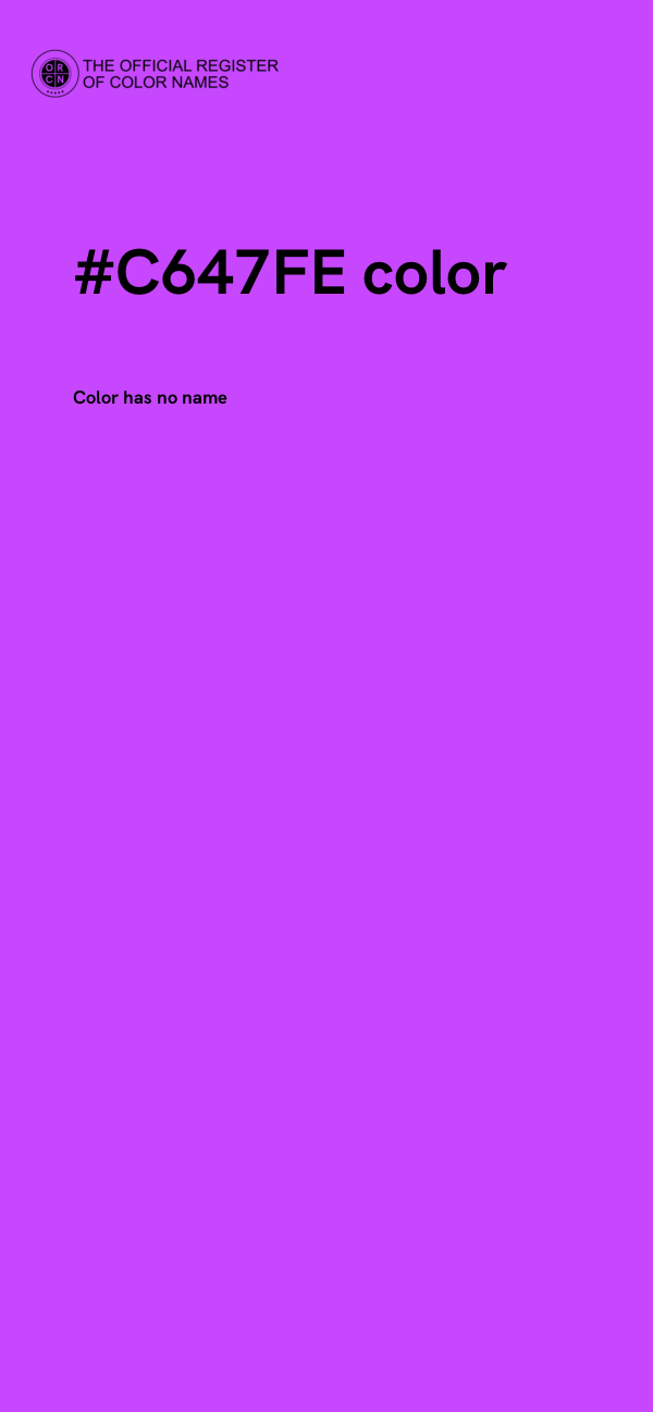 #C647FE color image