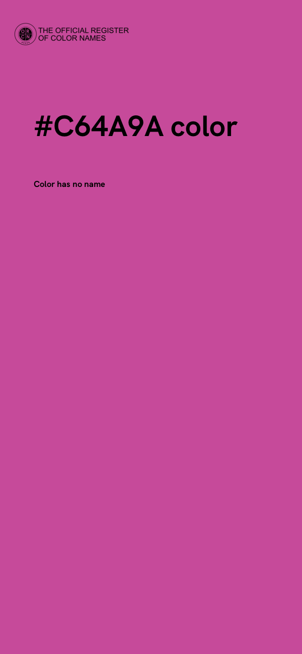 #C64A9A color image