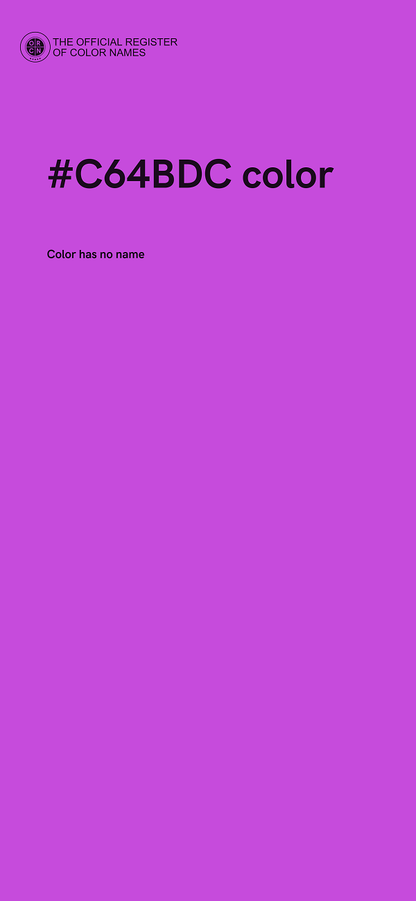 #C64BDC color image