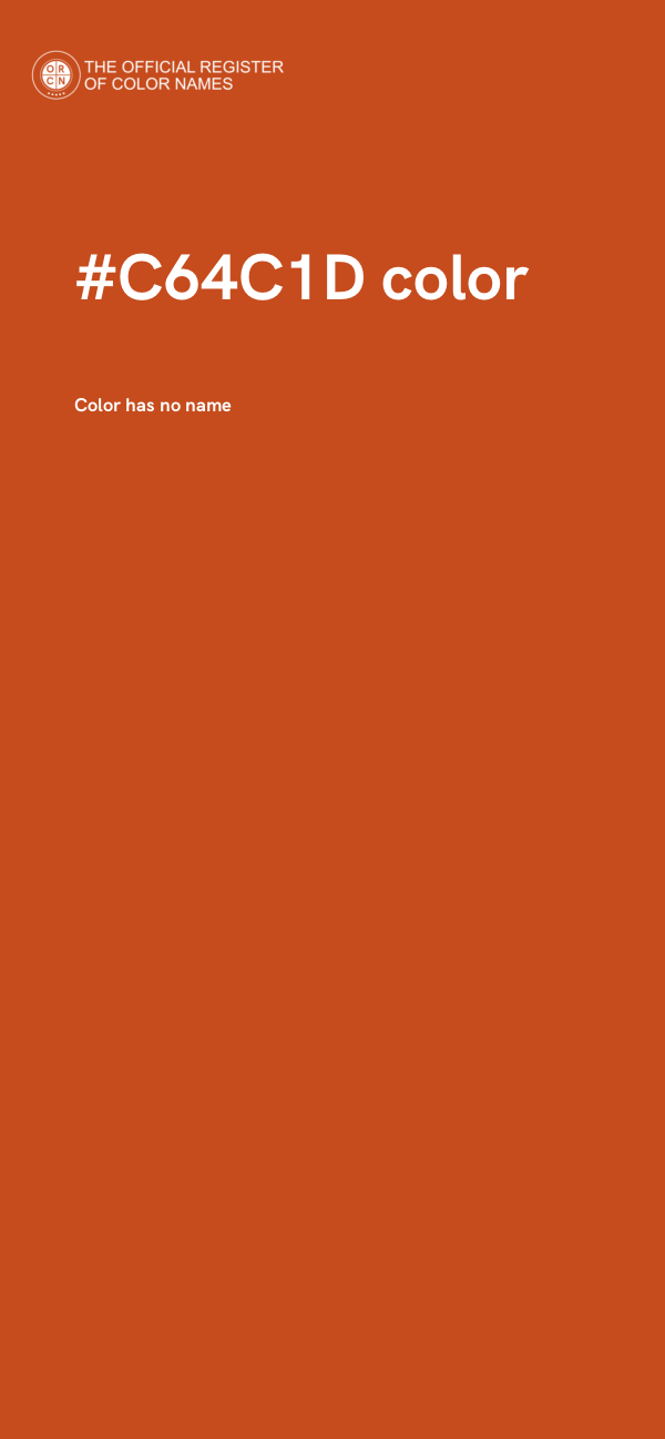 #C64C1D color image