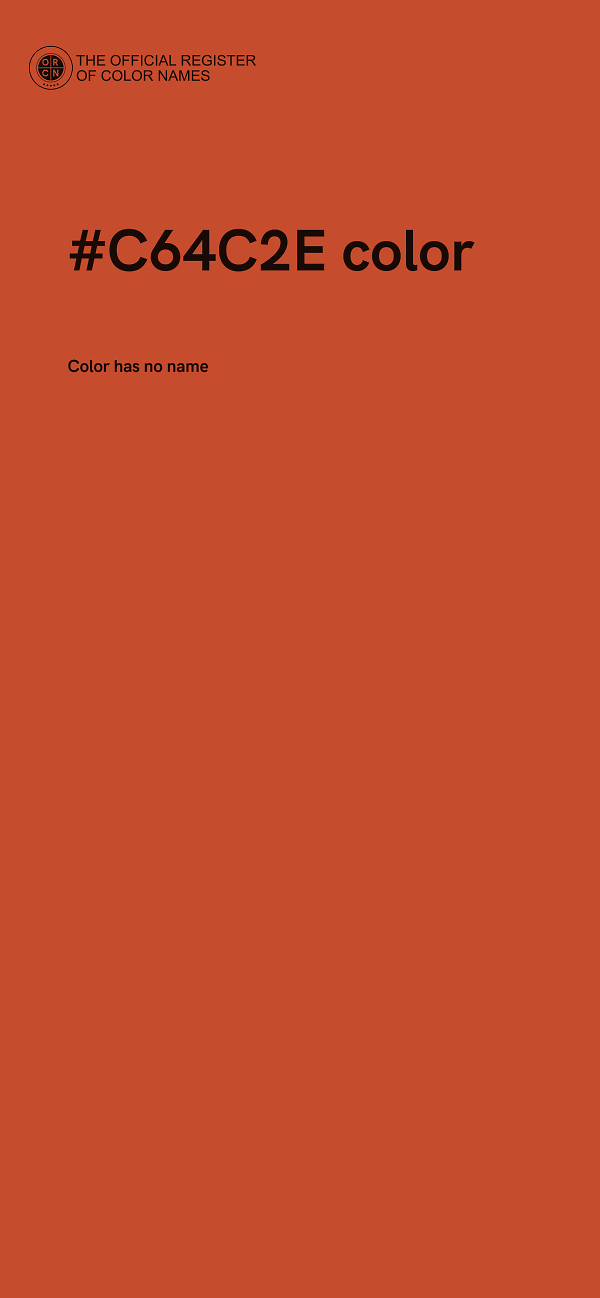 #C64C2E color image