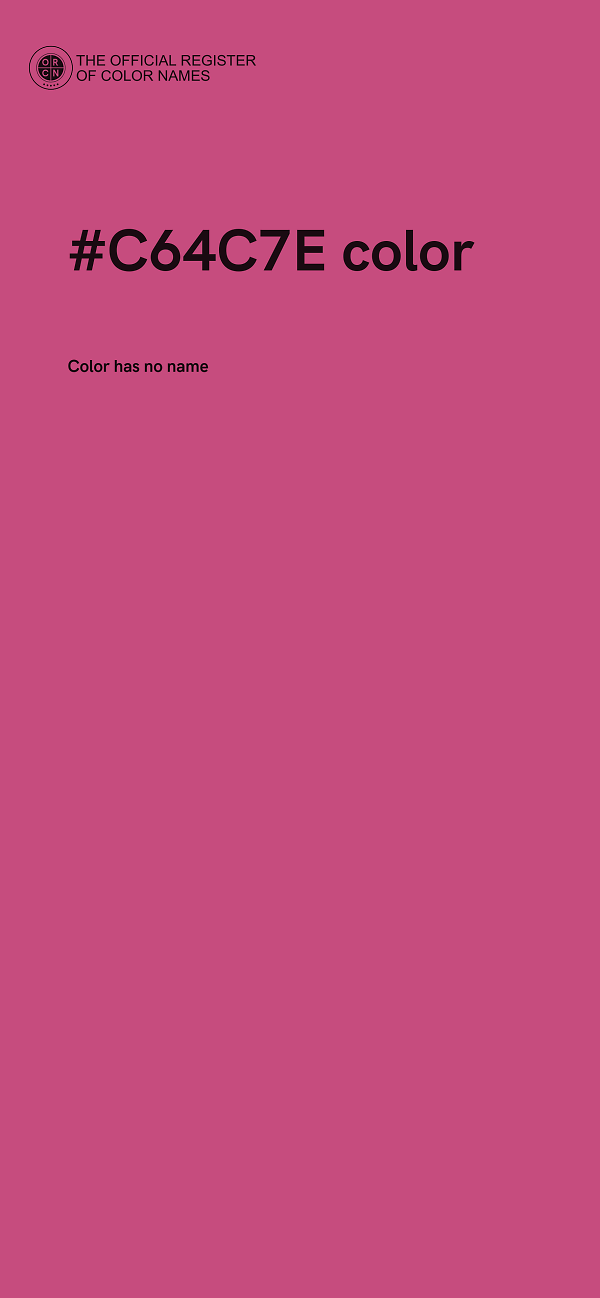 #C64C7E color image