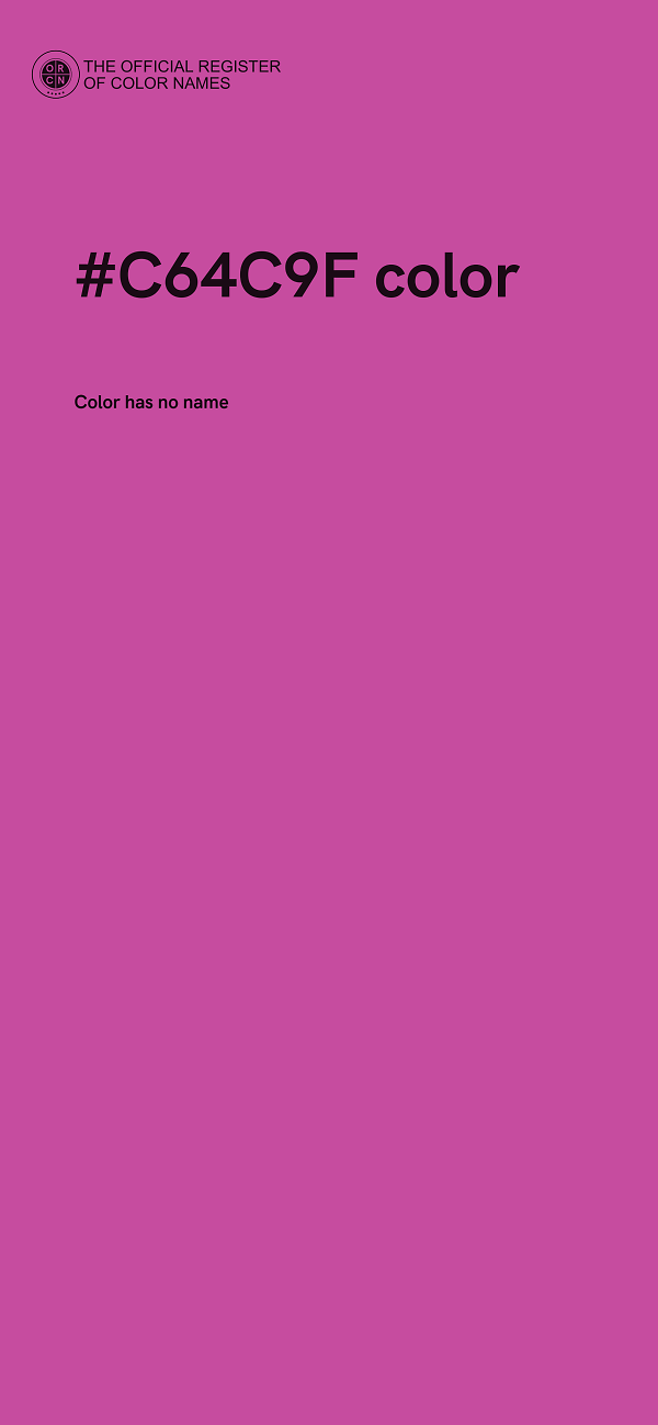 #C64C9F color image