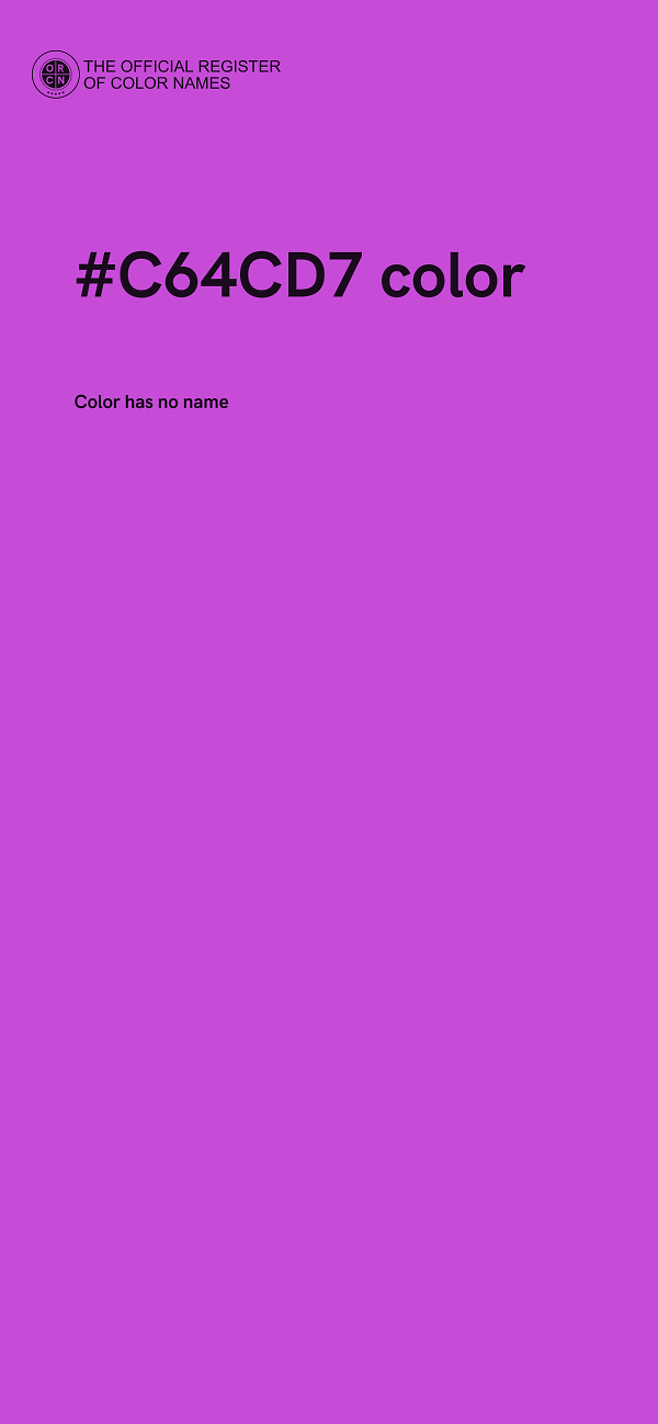 #C64CD7 color image