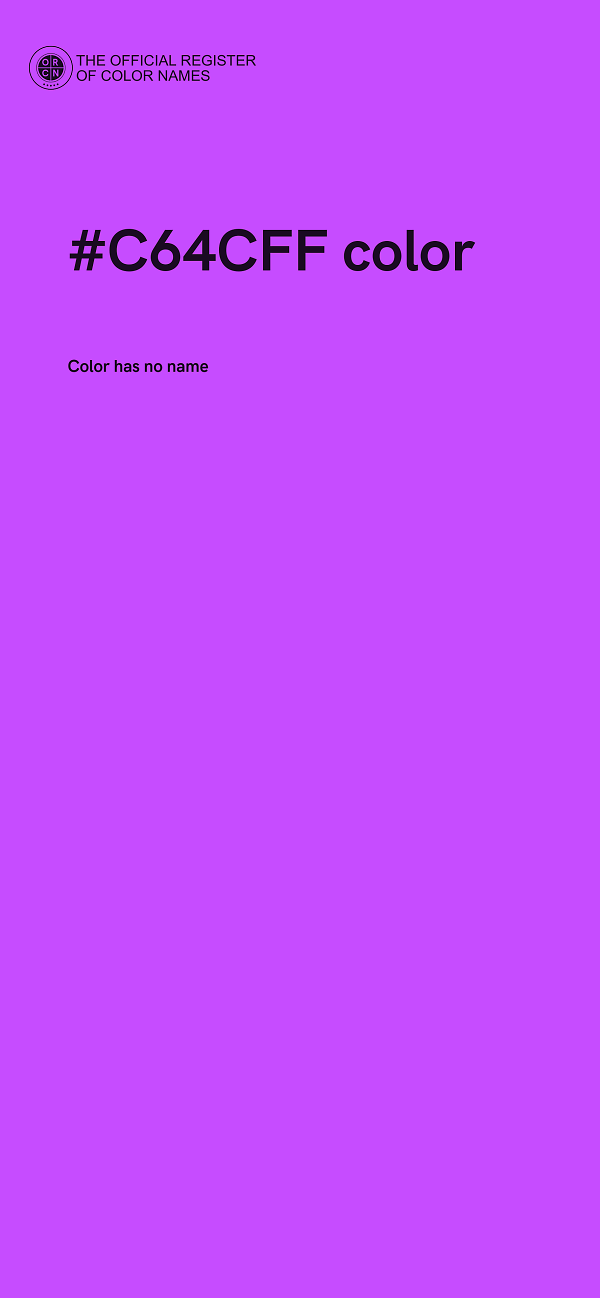 #C64CFF color image