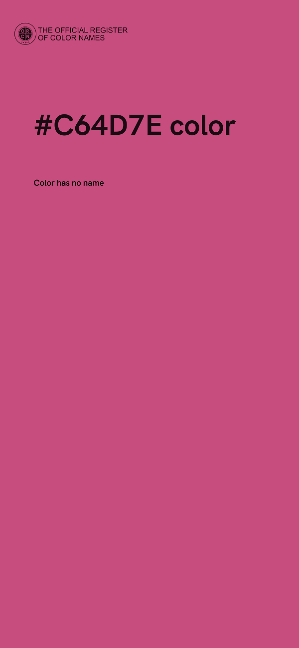#C64D7E color image