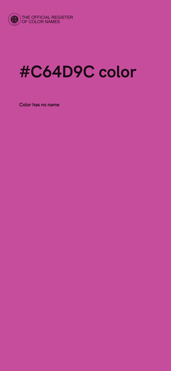 #C64D9C color image