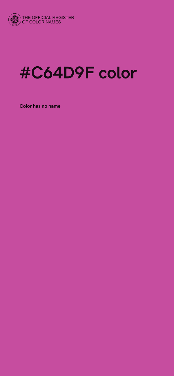 #C64D9F color image