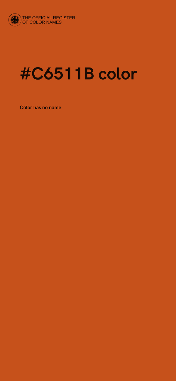 #C6511B color image