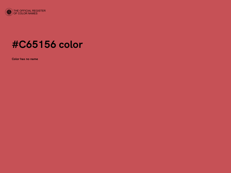 #C65156 color image