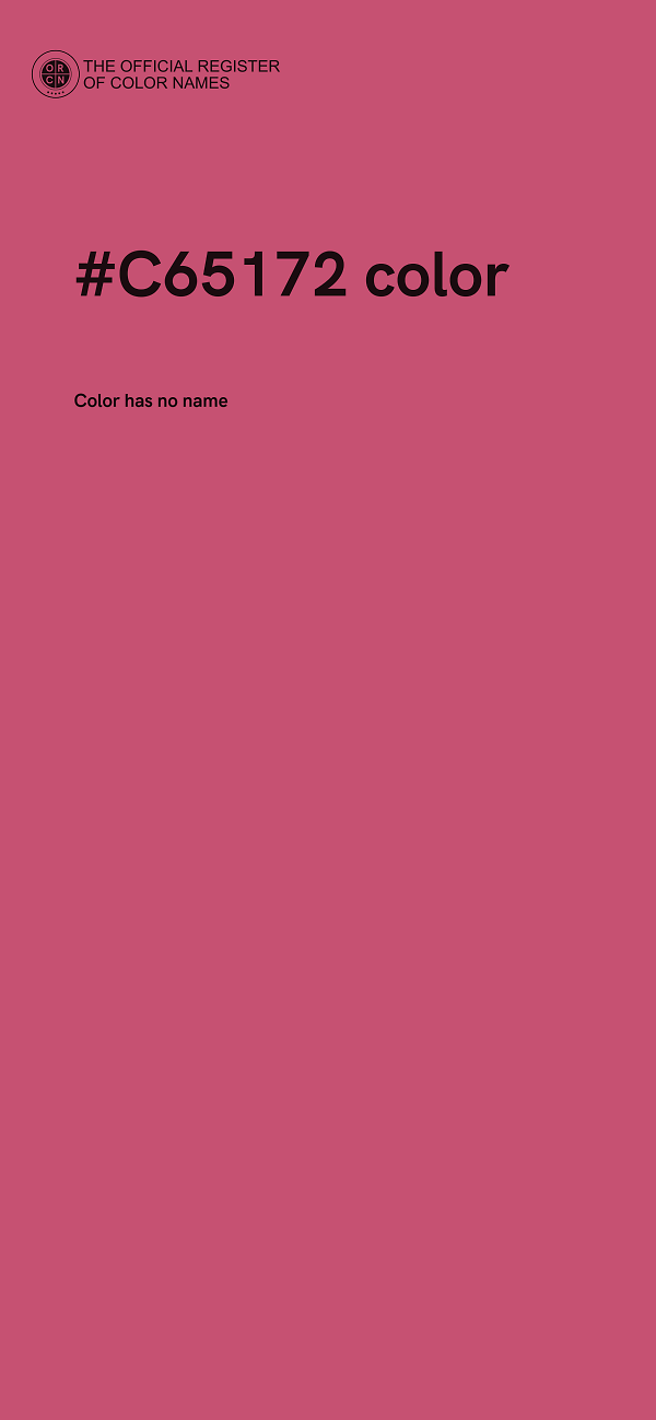 #C65172 color image