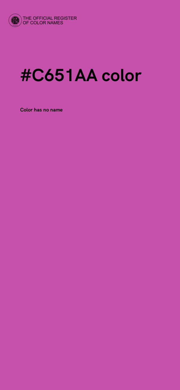 #C651AA color image