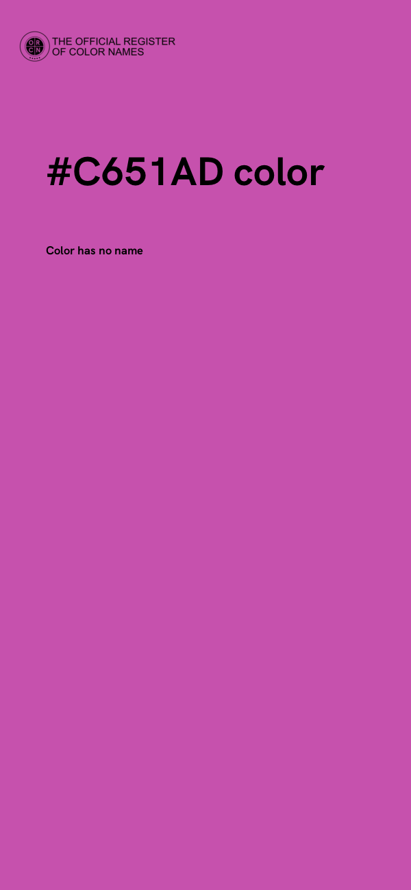 #C651AD color image