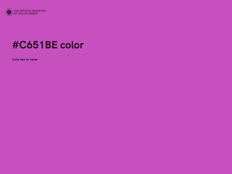 #C651BE color image