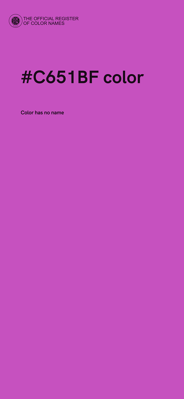 #C651BF color image