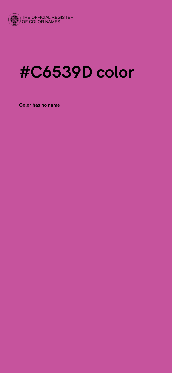 #C6539D color image