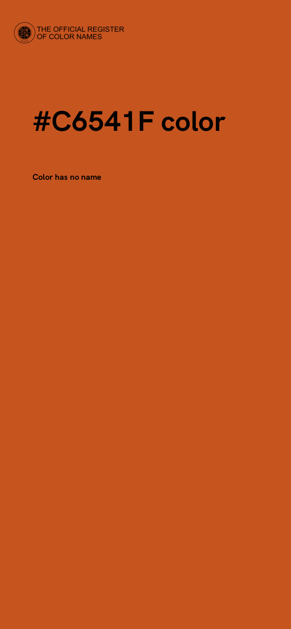 #C6541F color image
