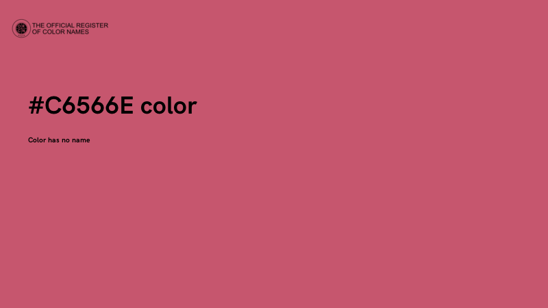 #C6566E color image