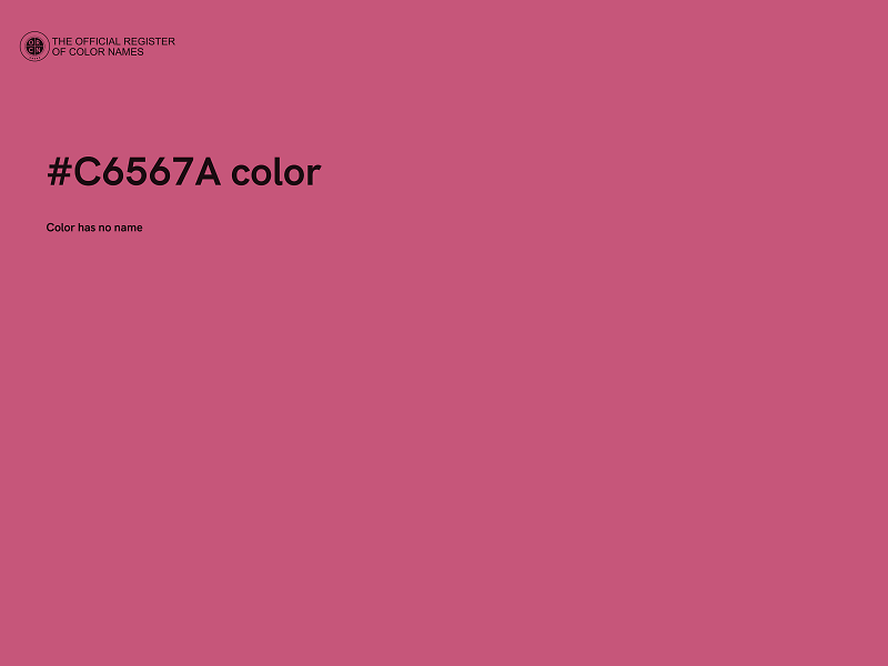 #C6567A color image