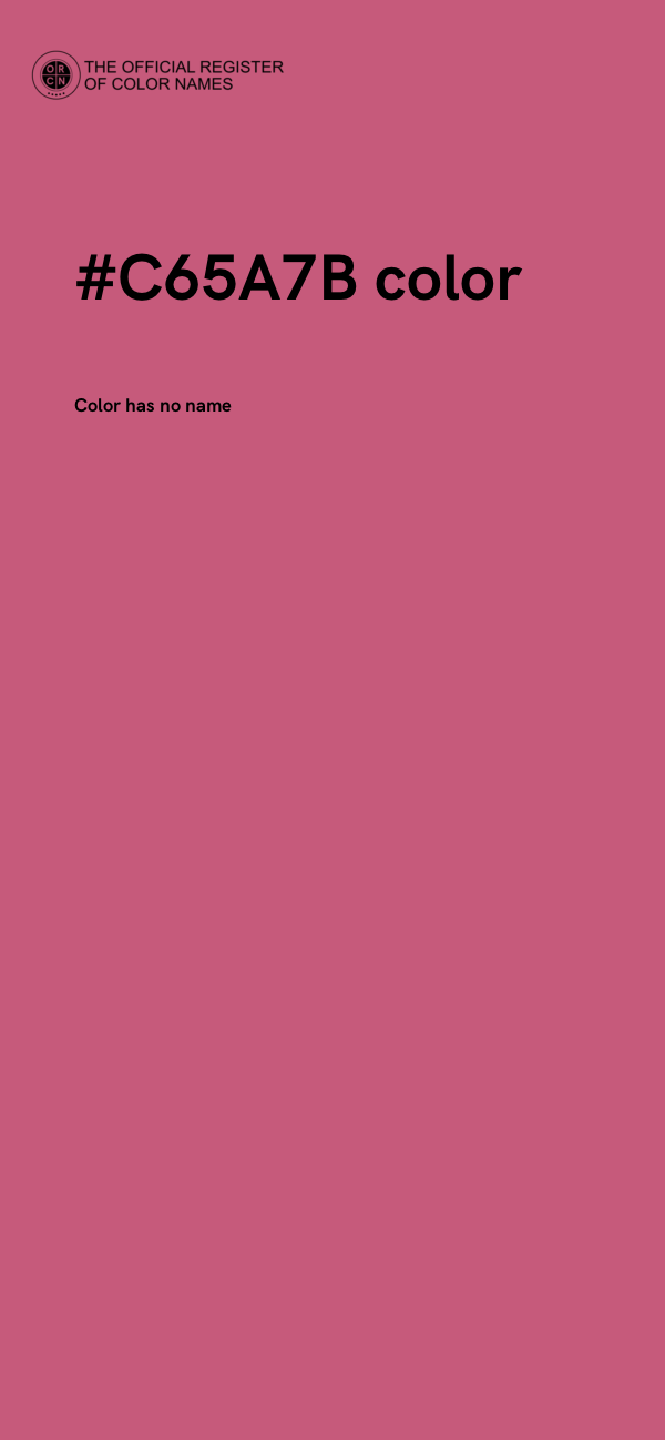 #C65A7B color image