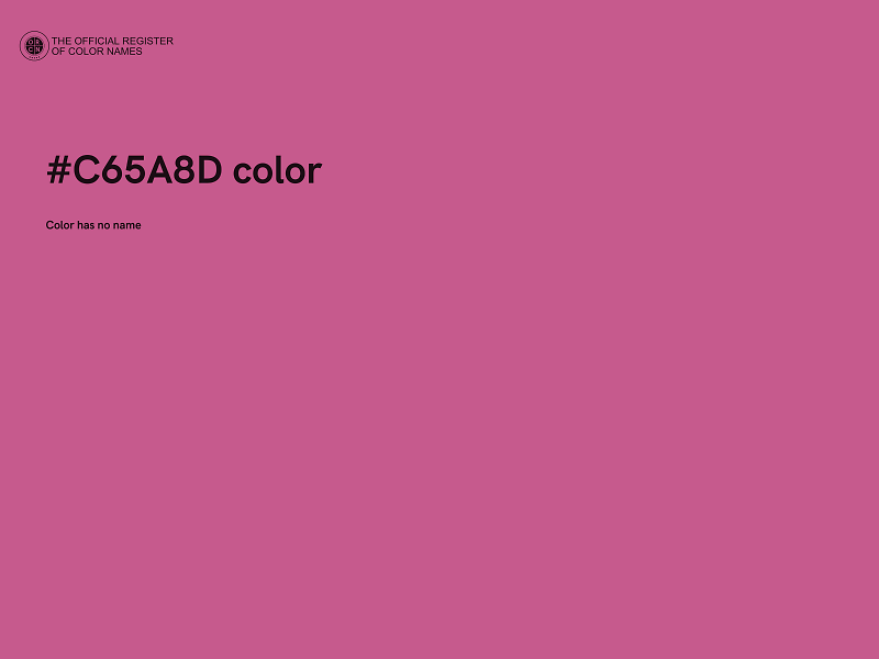 #C65A8D color image