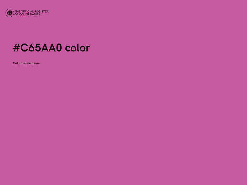 #C65AA0 color image