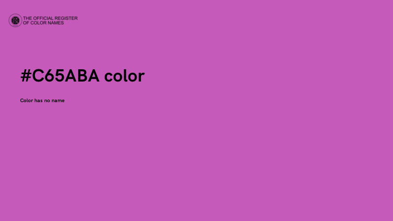 #C65ABA color image
