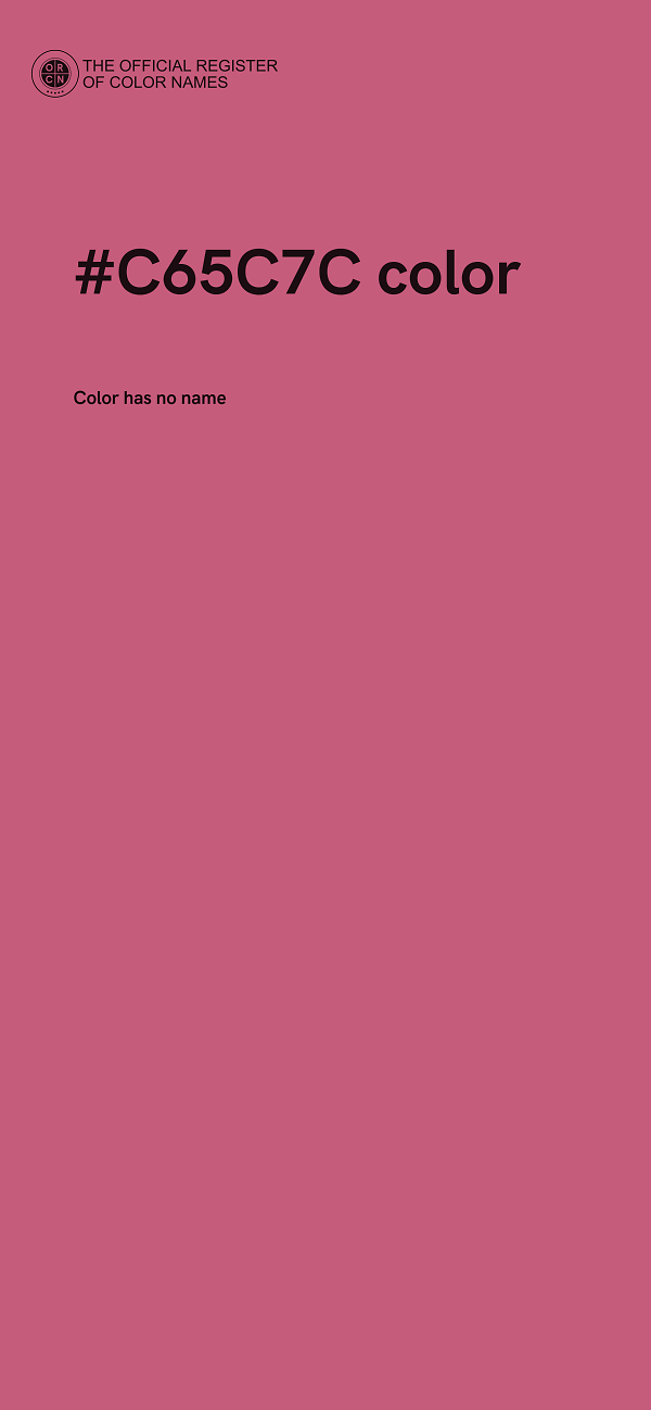 #C65C7C color image