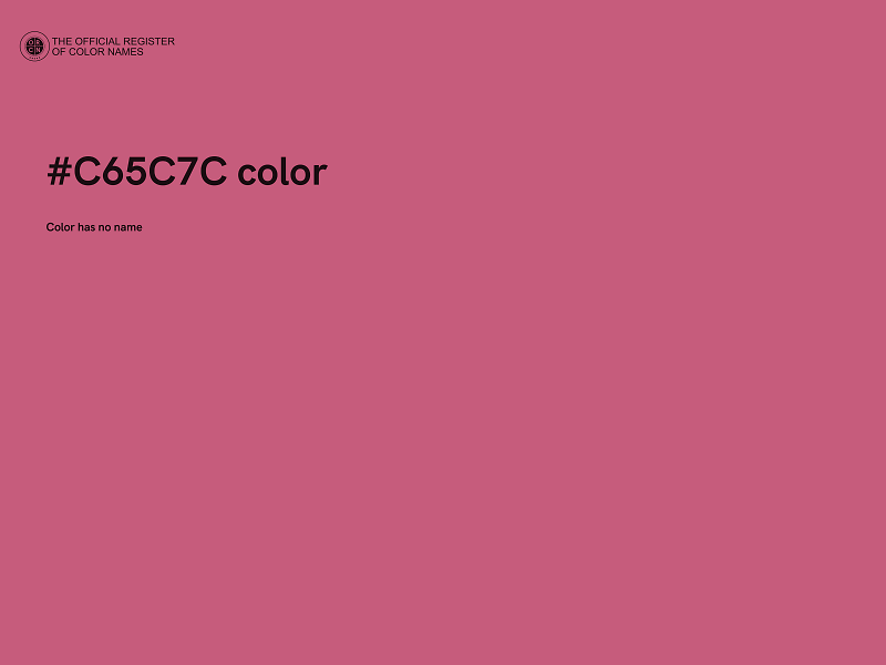 #C65C7C color image