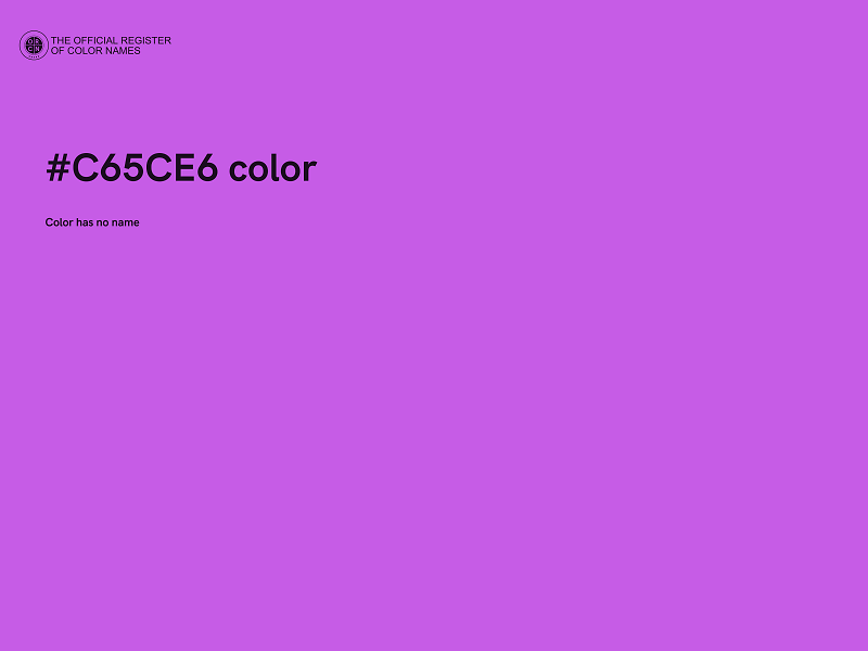 #C65CE6 color image