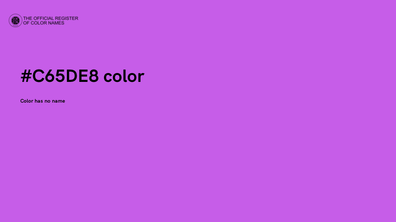 #C65DE8 color image