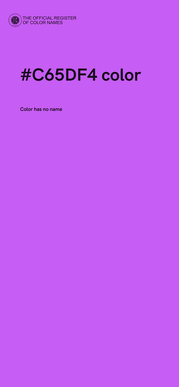 #C65DF4 color image